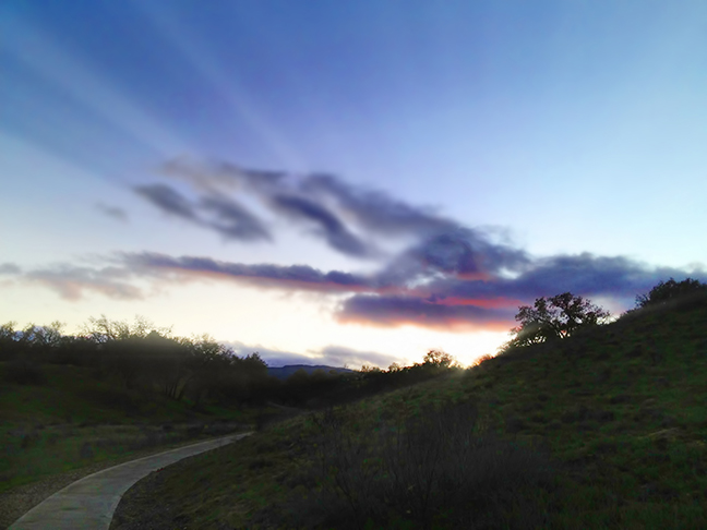 Christmas Sky Valencia CA